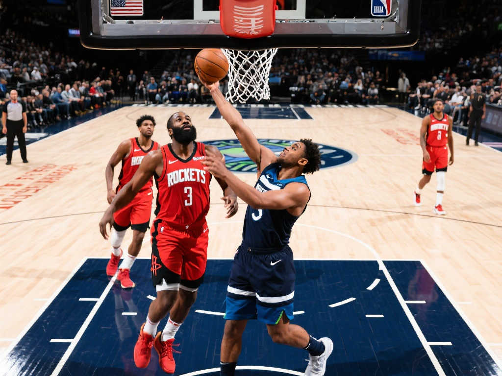 静雨：森林狼防守强度不及火箭两个档次，卢尼展现冠军中锋风采